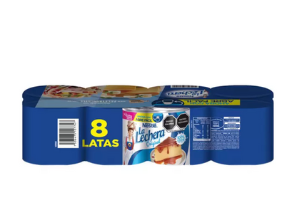 La Lechera Leche Condensada 8 piezas de 375 grs - .
