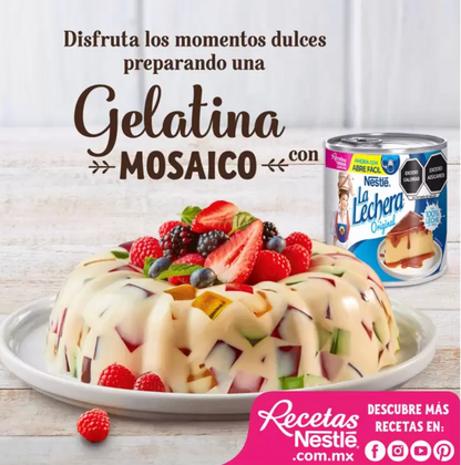 La Lechera Leche Condensada 8 piezas de 375 grs - .