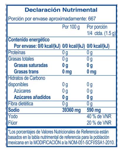 La Fina Sal en Bote 4 piezas de 1 kg - KOZ