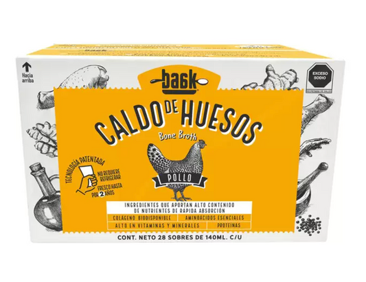 Baak Caldo de Huesos 28 piezas de 140 ml - .