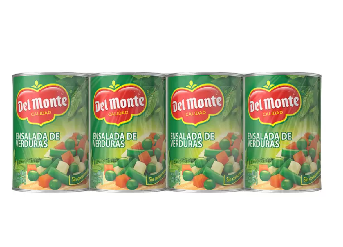 Del Monte Ensalada De Verduras 8 piezas 400 grs - .