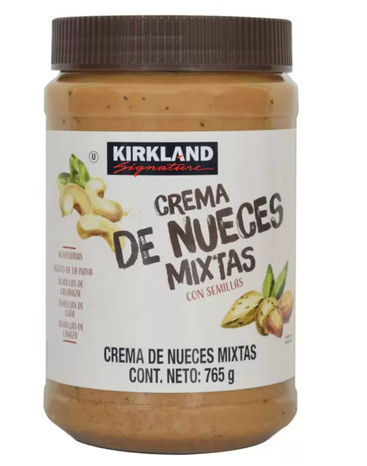 Kirkland Signature Crema de Nueces Mixtas con Semillas 765 grs - .