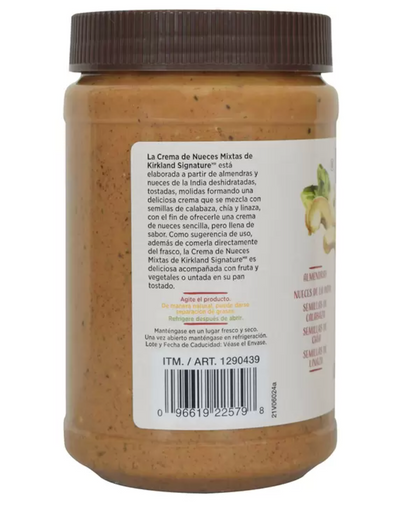 Kirkland Signature Crema de Nueces Mixtas con Semillas 765 grs - .