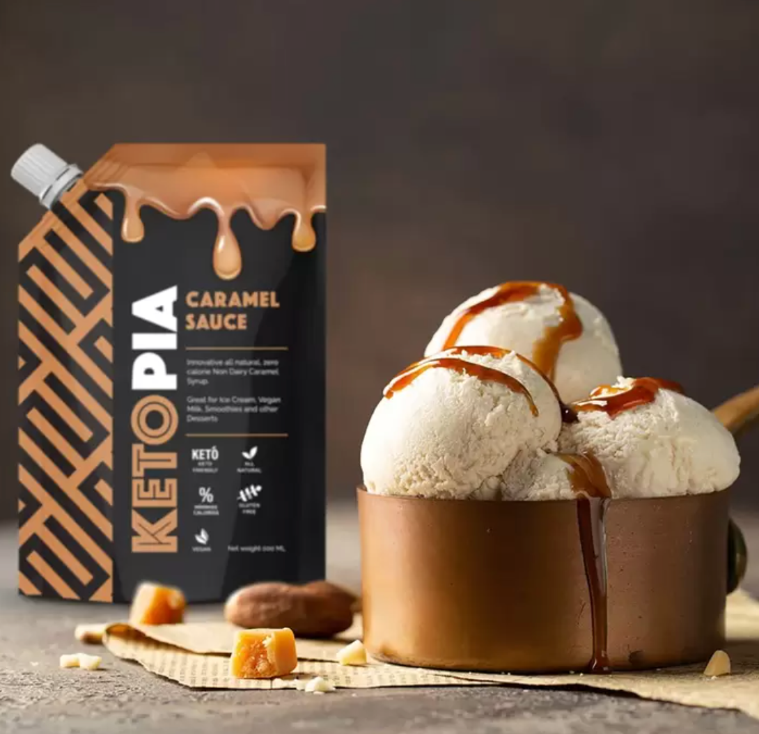 Ketopia Salsas Sabor Caramelo y Chocolate 2 piezas 250 grs - KOZ
