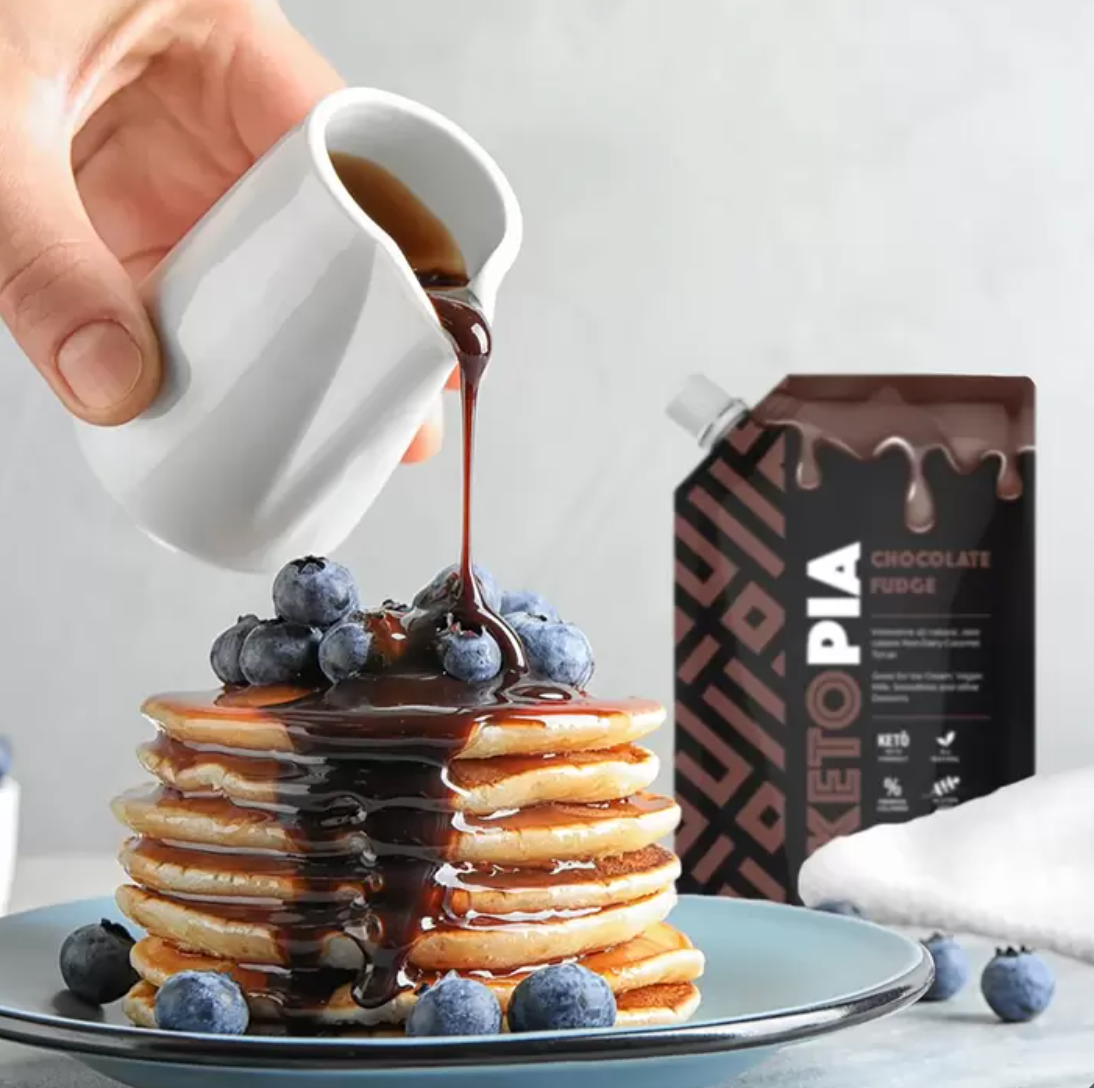 Ketopia Salsas Sabor Caramelo y Chocolate 2 piezas 250 grs - .
