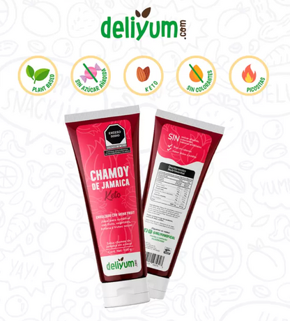 Deliyum.com Chamoy de Jamaica sin Azúcar 2 piezas de 300 grs - KOZ