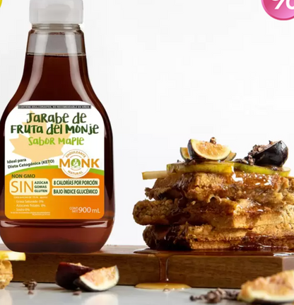Monk Miel de Fruta del Monje Sabor Maple 900 ml - .