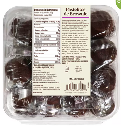 Sugar Bowl Bakery Pastelitos de Brownie 907 grs - .