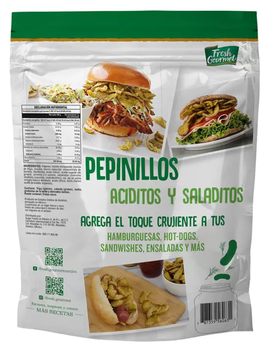 Fresh Gourmet Pepinillos Crujientes 623 grs - KOZ