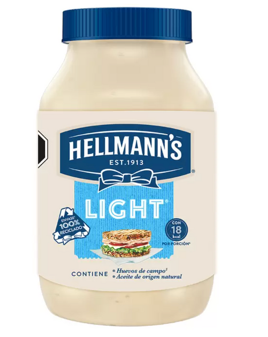 Hellmann'S Mayonesa Light 2 piezas de 1 kg - .