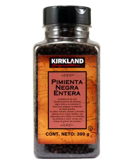 Kirkland Signature Pimienta Negra Entera 399 grs - .