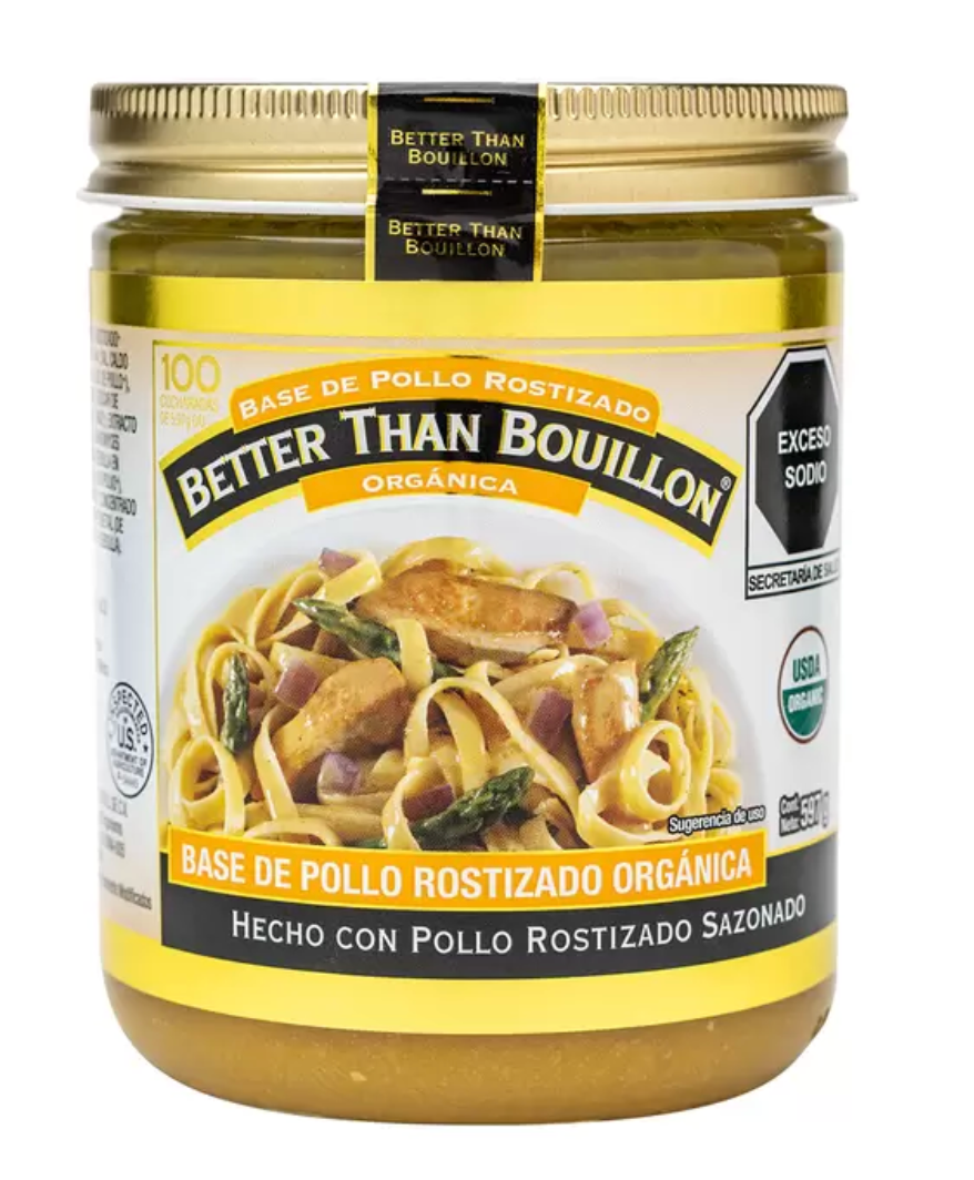 Better Than Bouillon Base de Pollo Rostizado Orgánica 597 grs - .