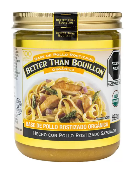 Better Than Bouillon Base de Pollo Rostizado Orgánica 597 grs - .