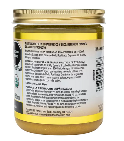 Better Than Bouillon Base de Pollo Rostizado Orgánica 597 grs - .