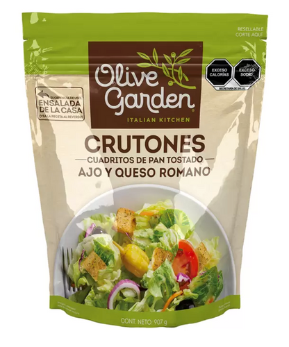 Olive Garden Crutones Ajo y Queso Romano 907 grs - KOZ