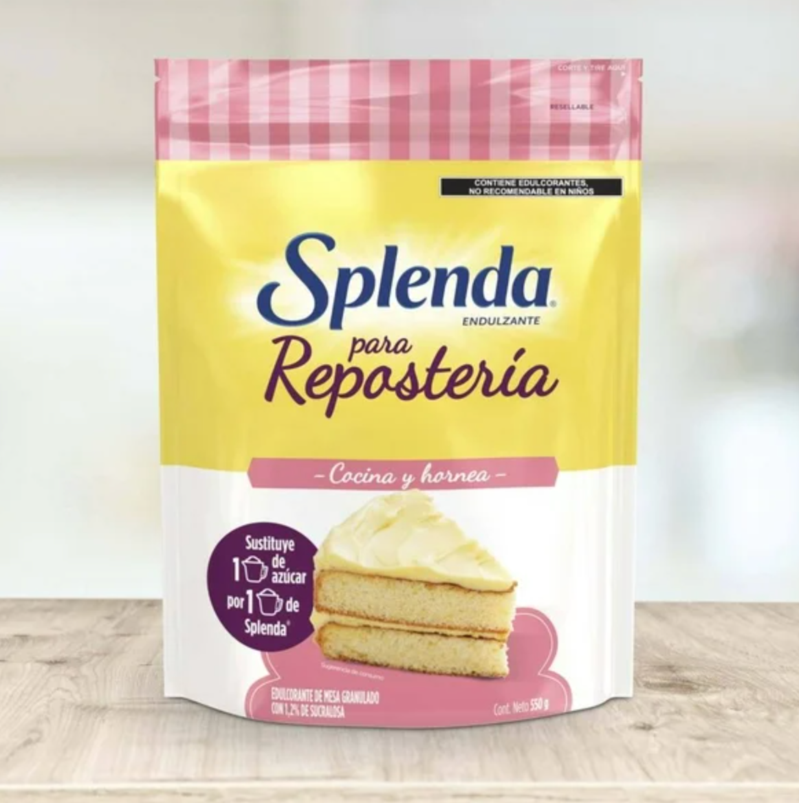Endulzante Splenda para Repostería 550 grs -.