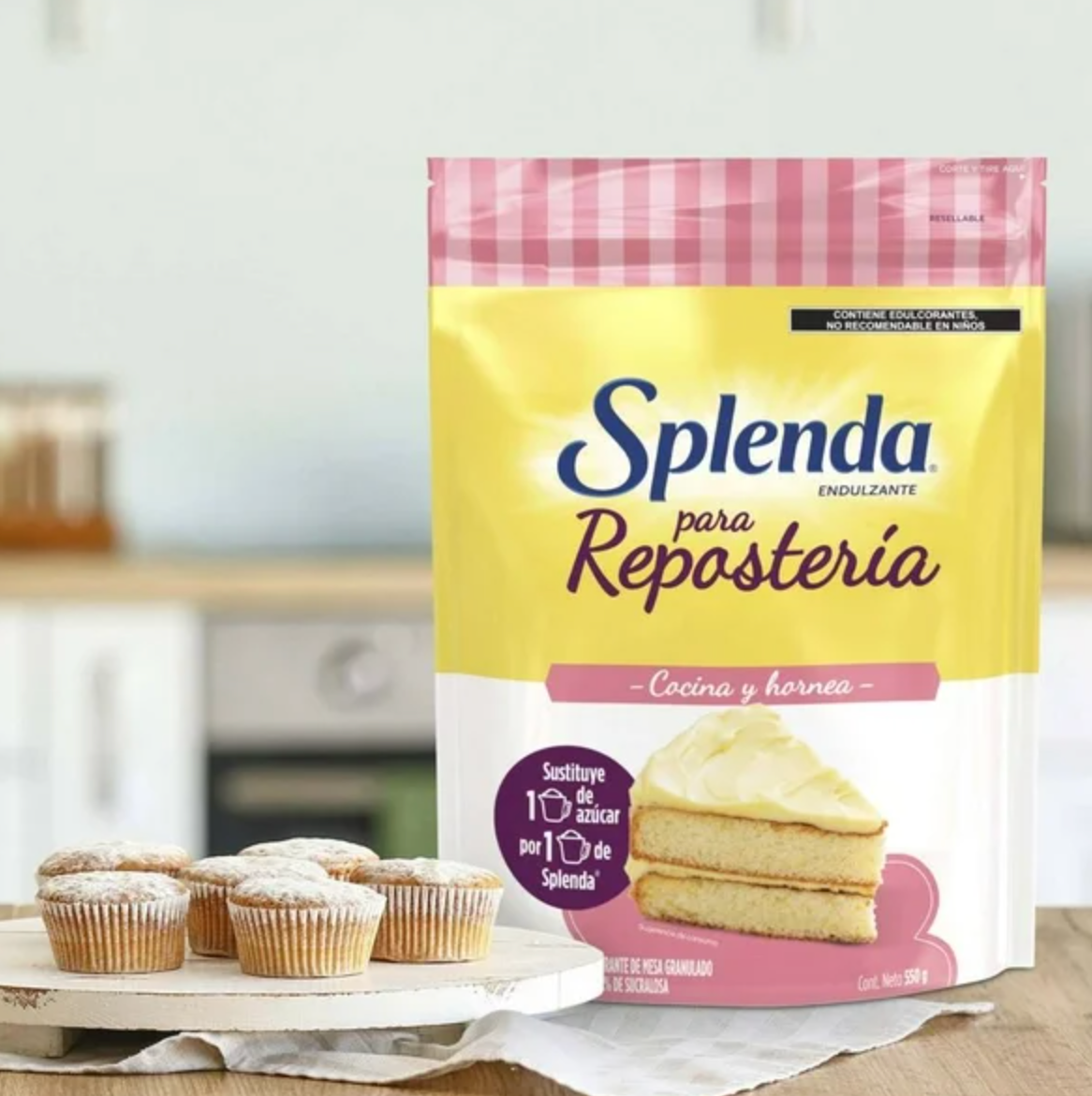 Endulzante Splenda para Repostería 550 grs -.