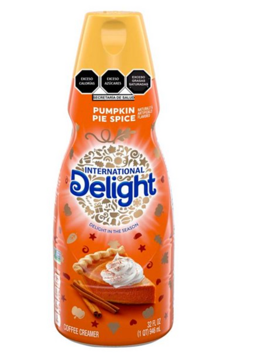 Sustituto de crema Delight Sabor Pumpkin Spice 946 ml -.