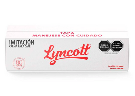 Imitación de Crema para café Lyncott 100 piezas -.