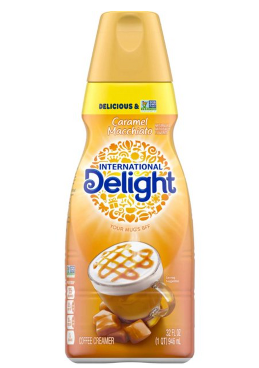 Sustituto de Crema Delight Sabor Caramel Macchiato 946 ml -.