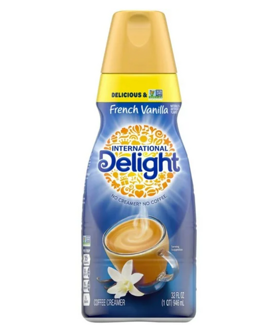 Sustituto de crema Delight Sabor Vainilla 946 ml - .