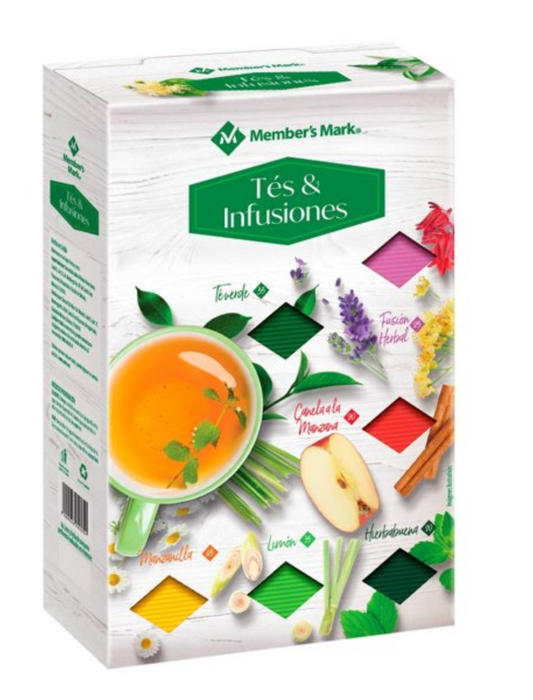 Tés & Infusiones Member's Mark Sabores Surtidos 200 pzas -.