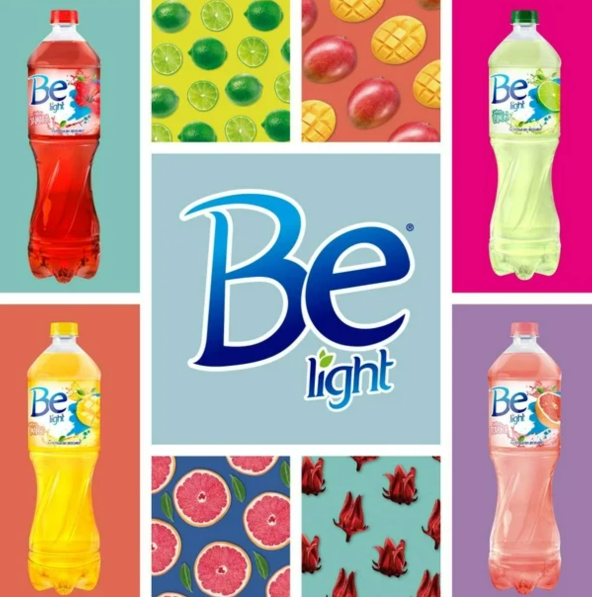 Bebida Saborizada Be Light 8 pzas de 1.5 L c/u - .