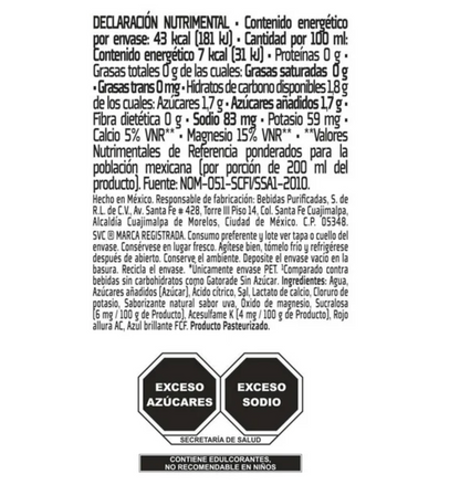 Bebida con Electrolitos Gatorlyte Sabor Uva 6 pzas de 591 ml c/u - .