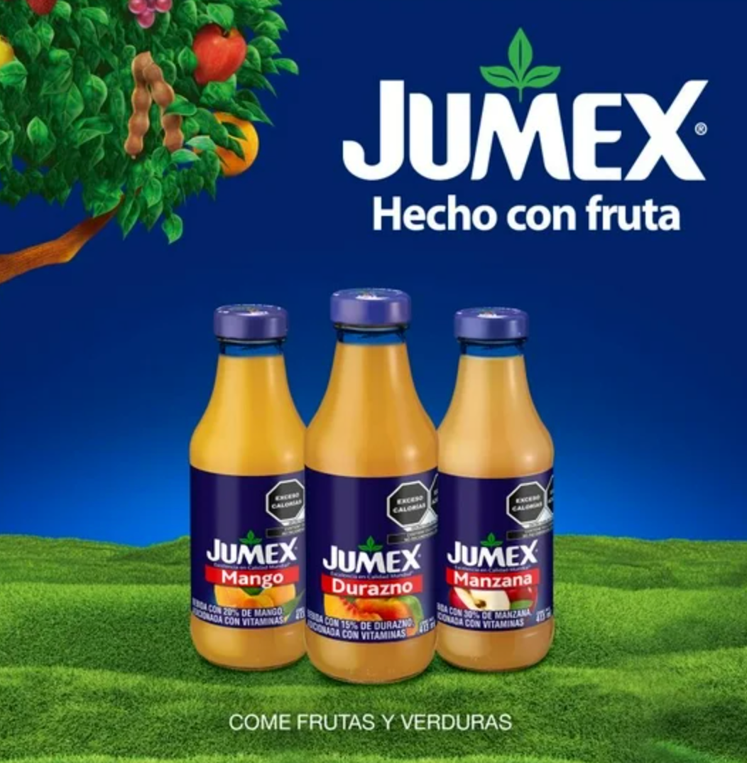 Bebida JUMEX Sabores Surtidos 12 pzs de 413 ml - .