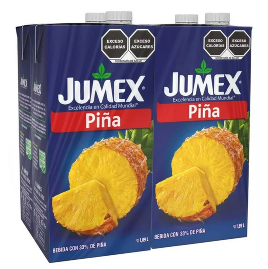 Bebida Jumex con Piña 4 pzs 1.89 l c/u - .