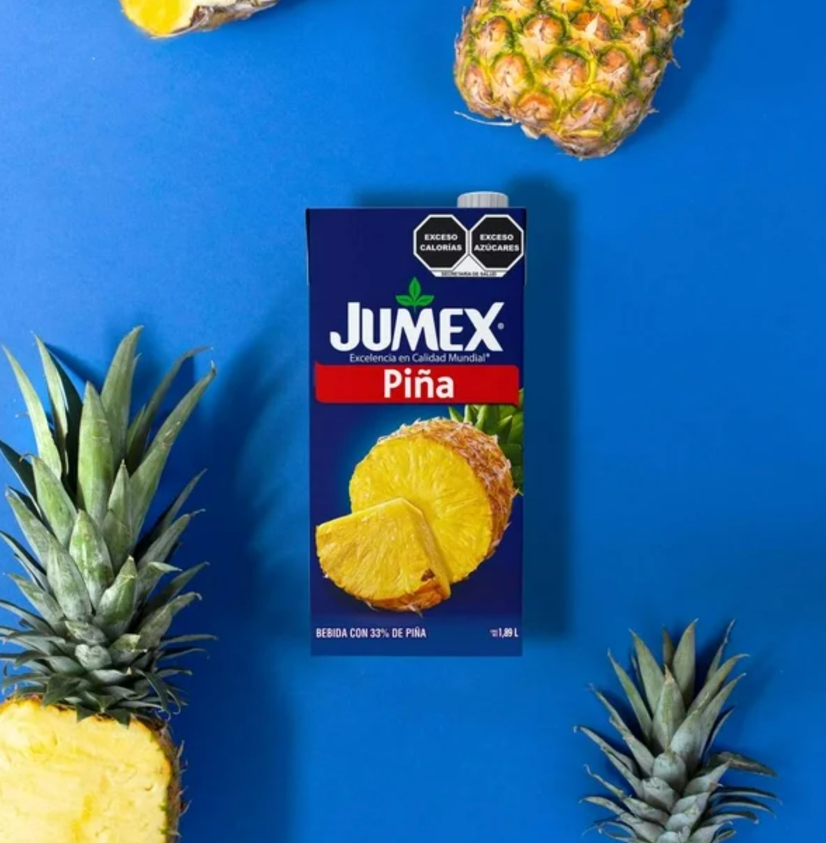 Bebida Jumex con Piña 4 pzs 1.89 l c/u - .