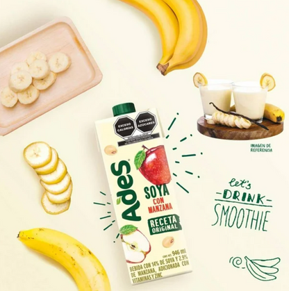 Bebida de Soya Ades 6 pzas de 946 ml -.