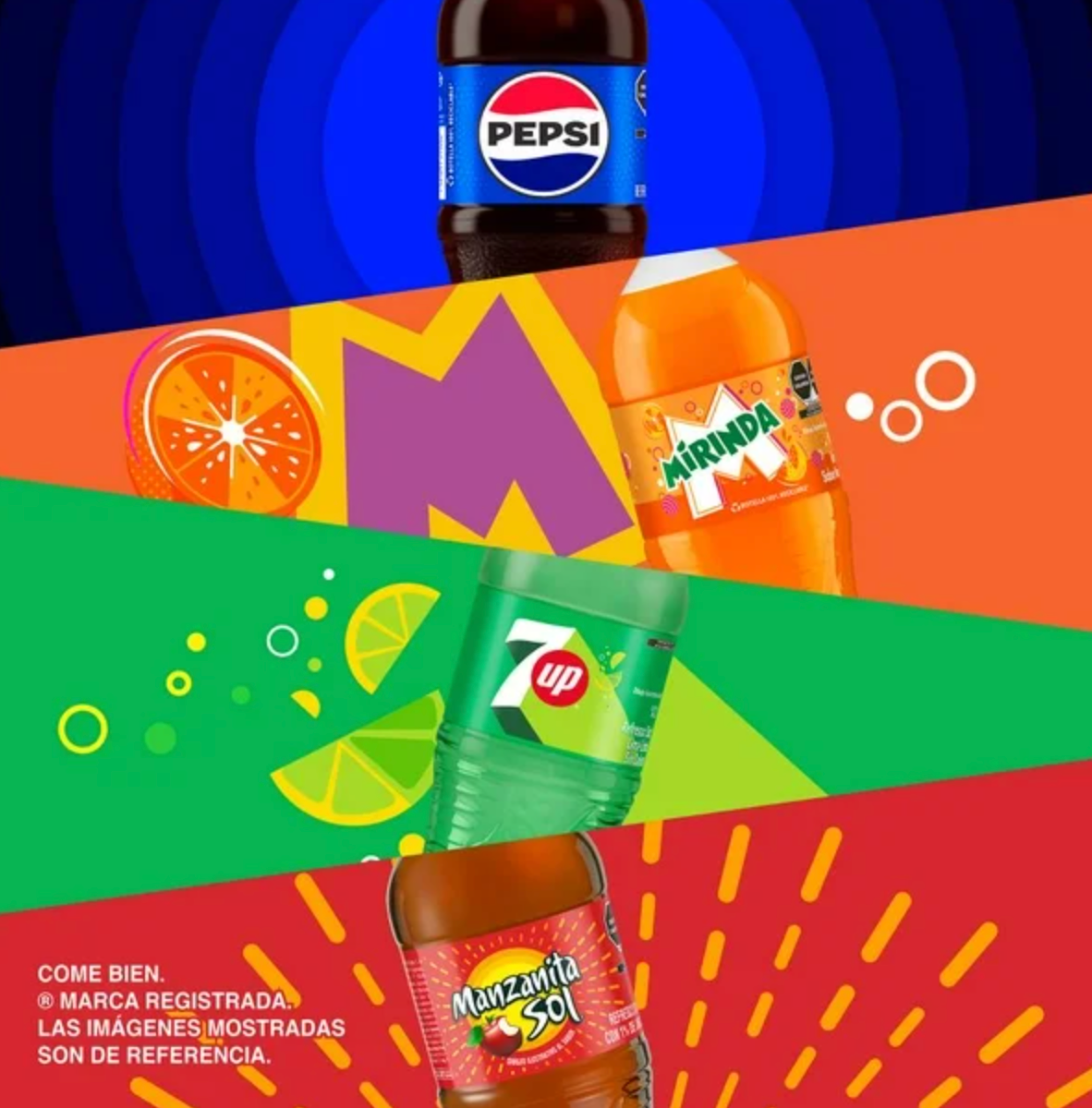 Refresco Pepsi Mix 8 pzas de 2 L -.