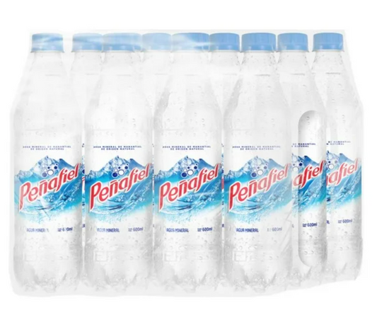 Agua Mineral Peñafiel 12 pzas de 600 ml c/u - .