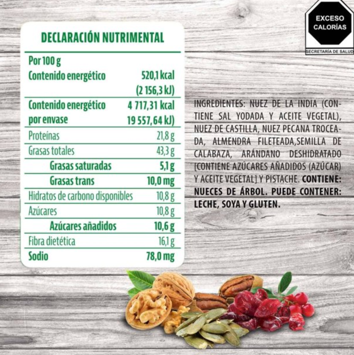 Mix de Nueces Member's Mark para Ensaladas 907 g -.