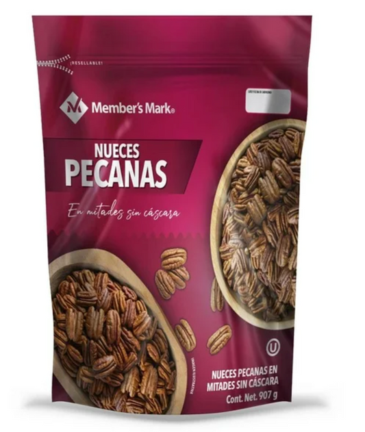 Nuez Pecana Member's Mark en Mitades 907 g -.