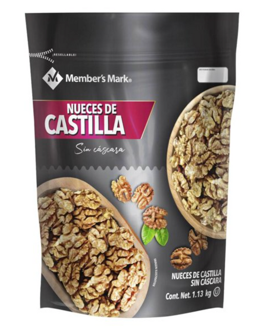 Nuez Castilla Member's Mark sin Cascara 1.13 kg - .