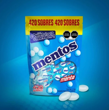 Caramelos Masticables Confitados Mentos con 420 pzas -.