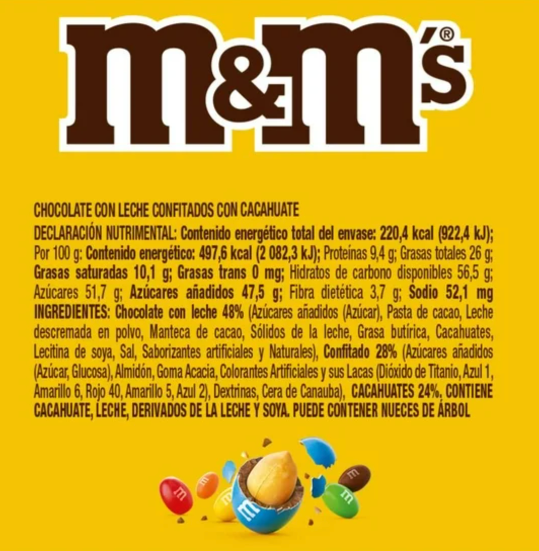 Chocolates M&M's Lata Galletero Navidad de 255 g -.