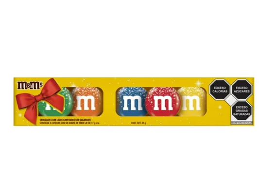 Chocolates M&M's Esferas Navidad 85 g - .