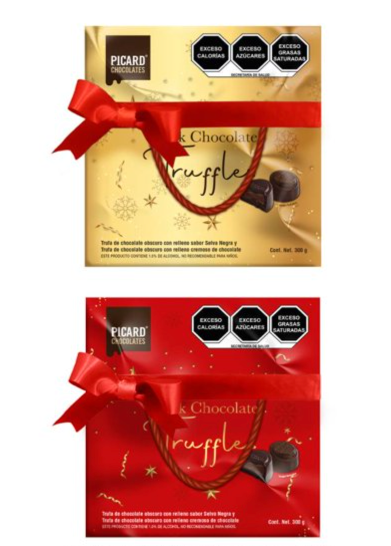 Trufas de chocolate rellenas Picard 300 g - .