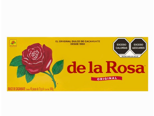 Mazapán De la Rosa 40 pzas de 21 g c/u -.