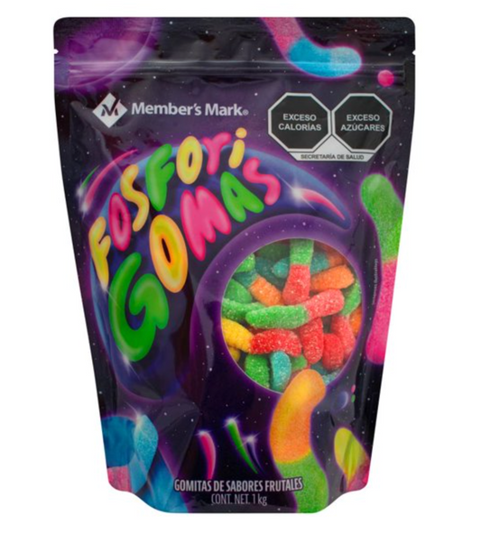 Gomitas Member's Mark de Sabores Aciditas 1 kg - .