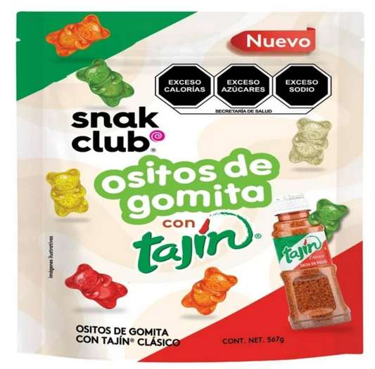 Ositos de Gomita Snack Club Tajín clásico 567 g -.