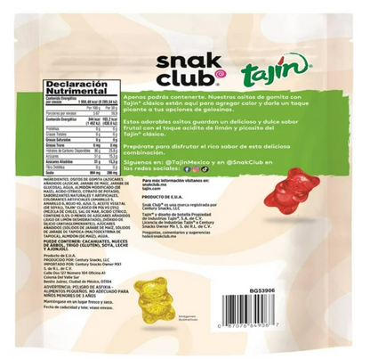 Ositos de Gomita Snack Club Tajín clásico 567 g -.