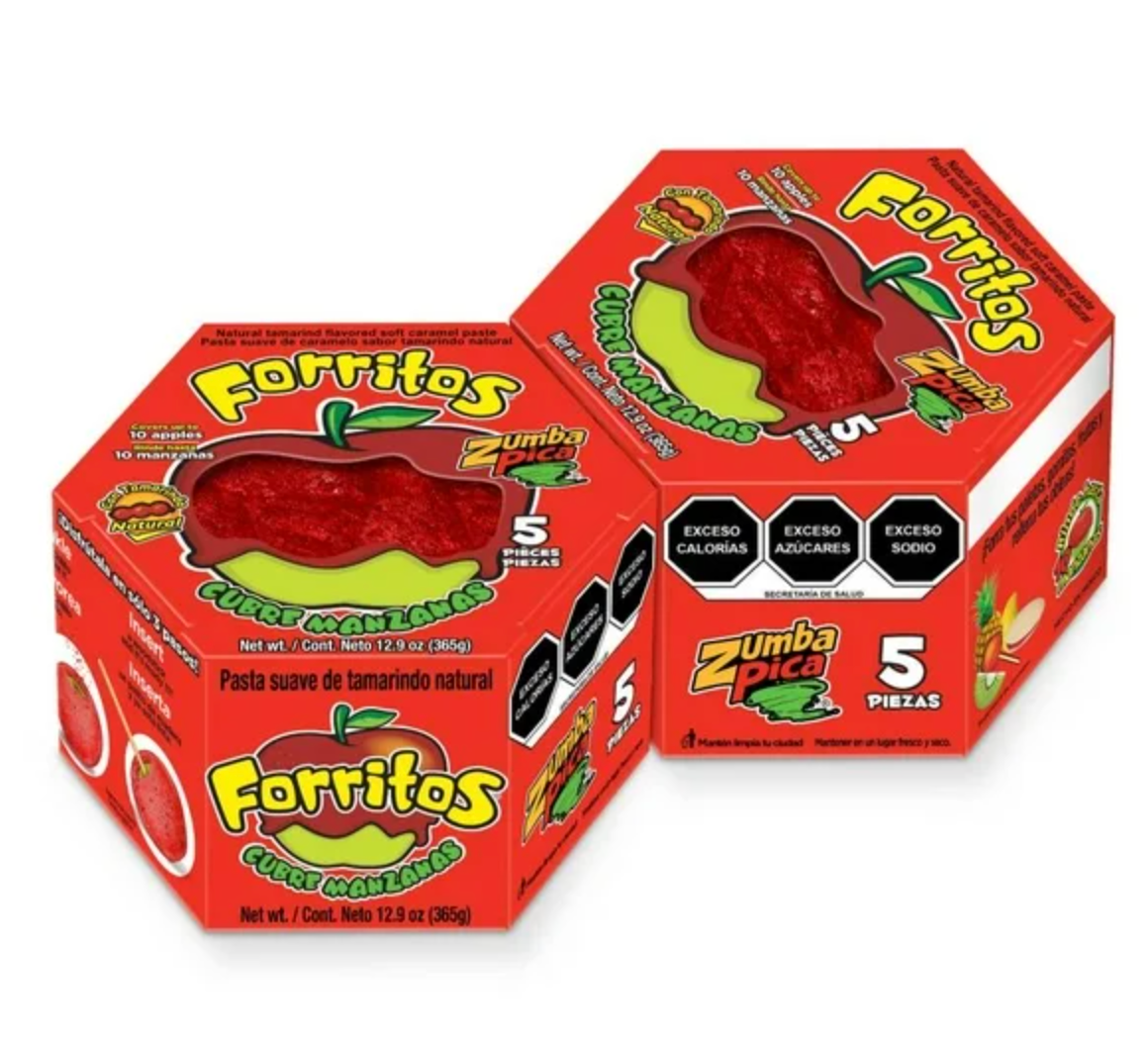 Forritos Zumba Pica Cubre Manzana 10 pzas - .