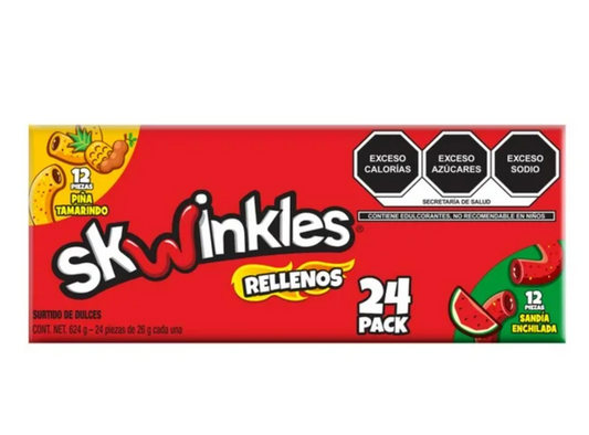 Dulce Enchilado Skwinkles Rellenos 24 piezas - .