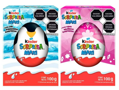Chocolate Kinder Sorpresa Maxi Varios Modelos 1 pza - .