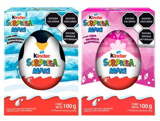 Chocolate Kinder Sorpresa Maxi Varios Modelos 1 pza - .
