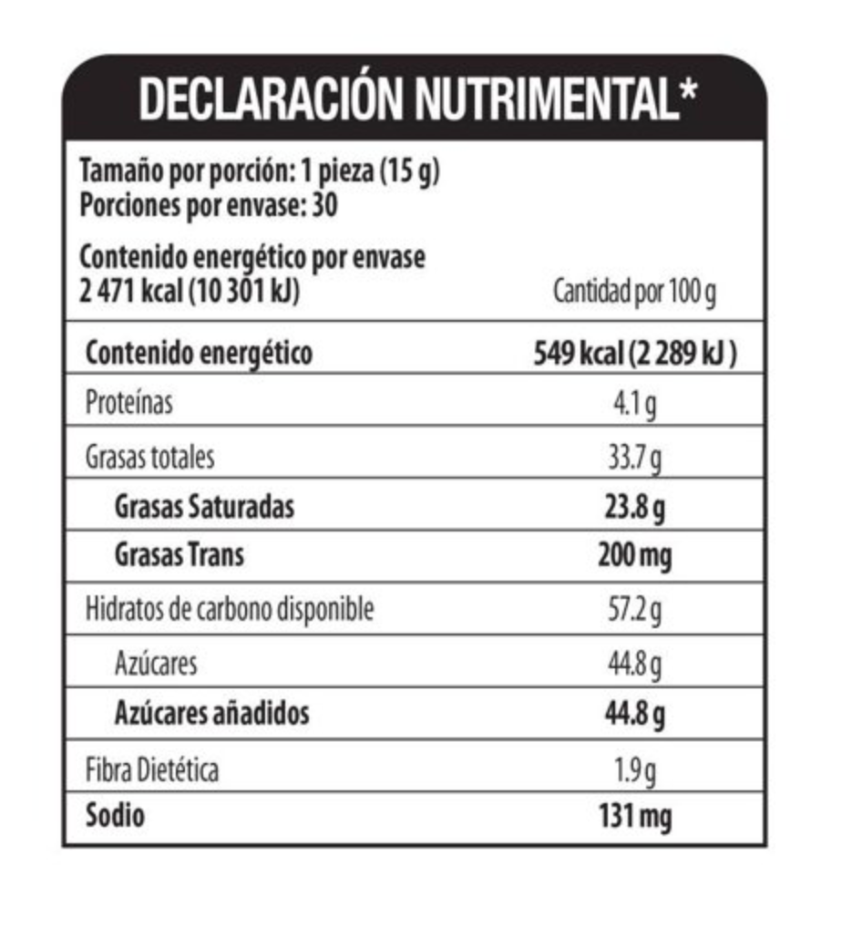 Bombón Bon o Bon Cookies & Cream 30 Pzas -.